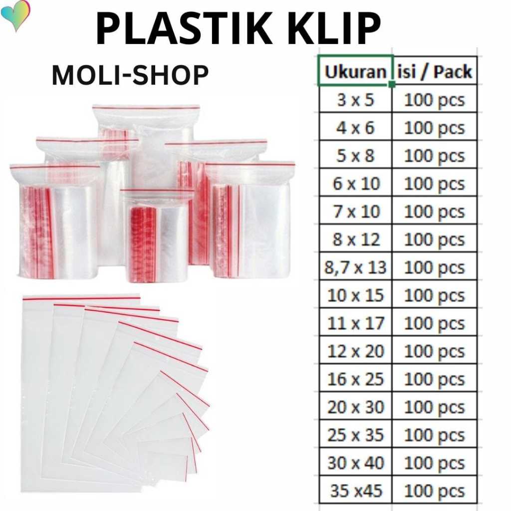 Plastik Klip Uk 30x40 - Kantong Plastik Zipper Lock , Plastik Baju
