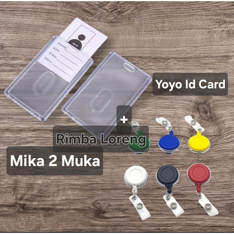 

mika 2 muka, holder id card, yoyo id card