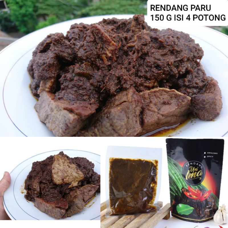 

Rendang paru Uni Ima kemasan 150 g