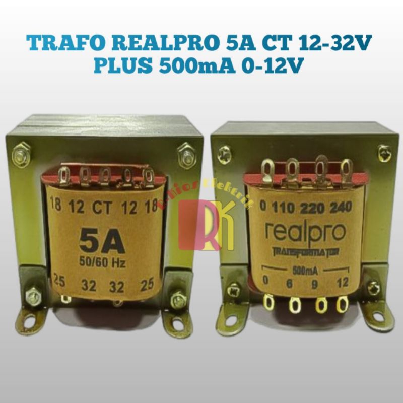 TRAFO 5 AMPER 32 VOLT CT REALPRO