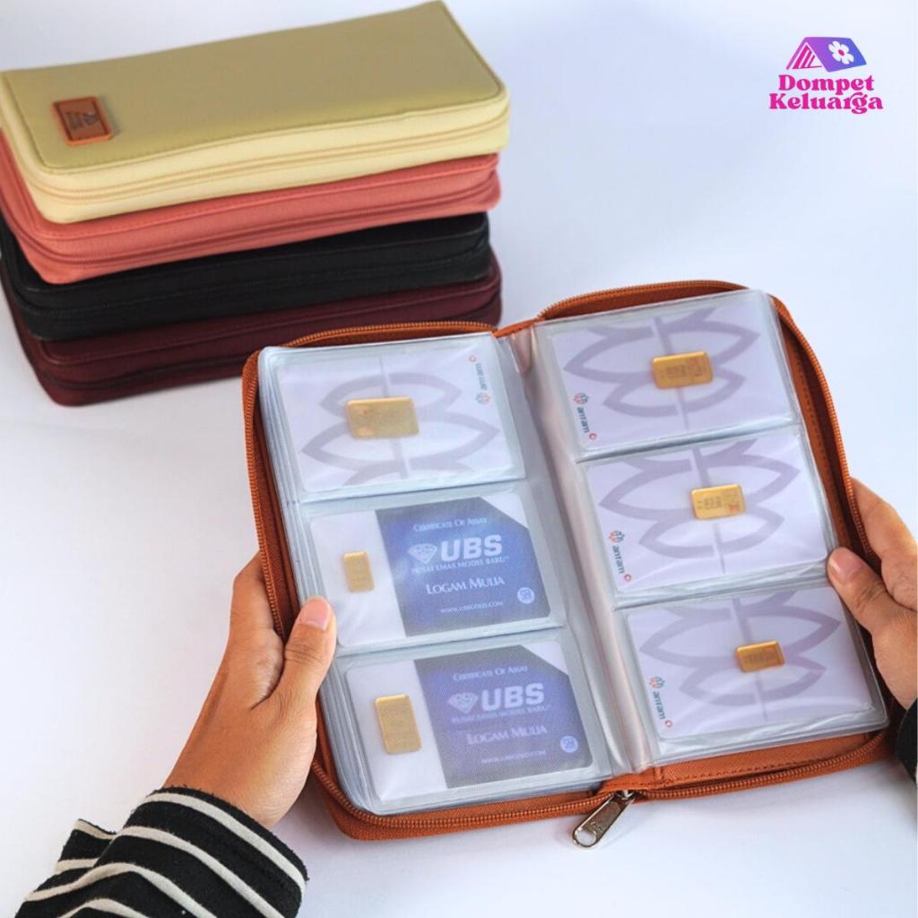 Dompet Logam Mulia Album Antam Tempat Penyimpanan Emas 60 Slot