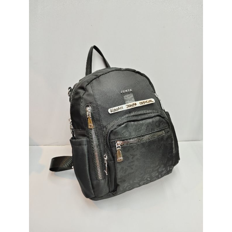 TAS RANSEL JUNFA BAHAN PARASUT 2413-374 MOTIF BISA SELEMPANG