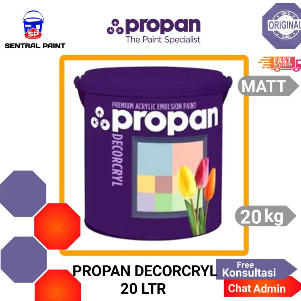 PROPAN DECORCRYL DI-400 CAT TEMBOK INTERIOR 20 LITER