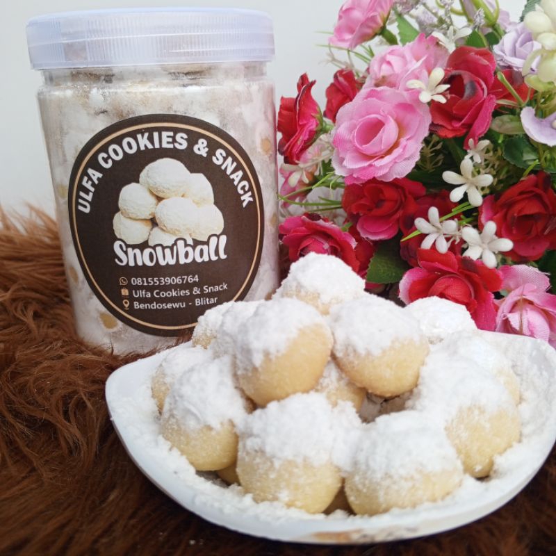 

Snowball Cookies Enak Kemas Toples 800 ml