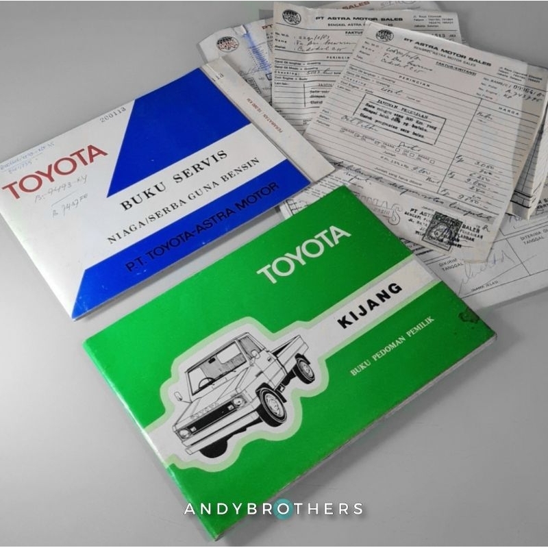Buku Manual Book Pedoman Pemilik Toyota Kijang Doyok 1981-1984 ORIGINAL