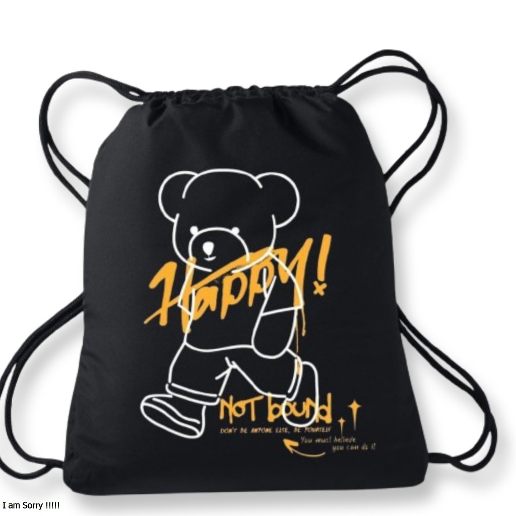 tas serut taslan anti air /pria ,wanita /tas olah raga /tas serut