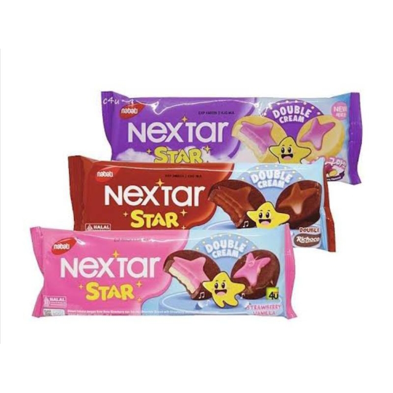 

Nextar Star Nabati Coklat Stoberi Goguma / Nextar Bintang