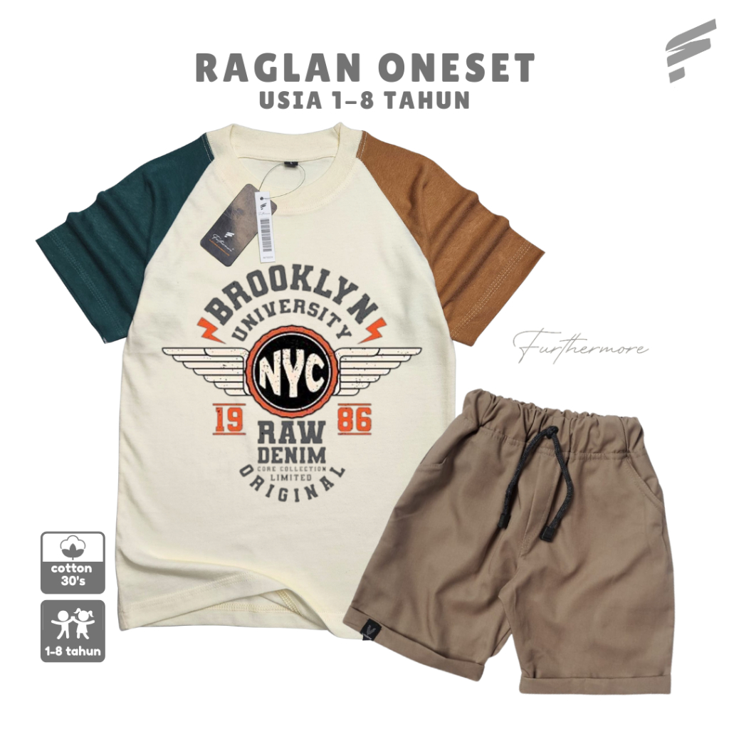 Furthermore - Raglan Set - Set Raglan Anak - Setelan Raglan