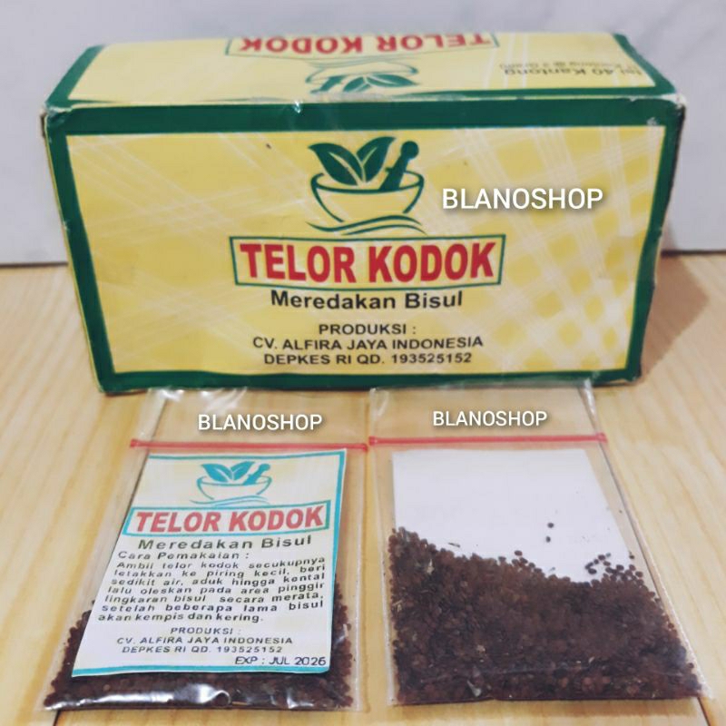 

Obat Herbal Telor Kodok Meredakan Bisul 1 Sachet