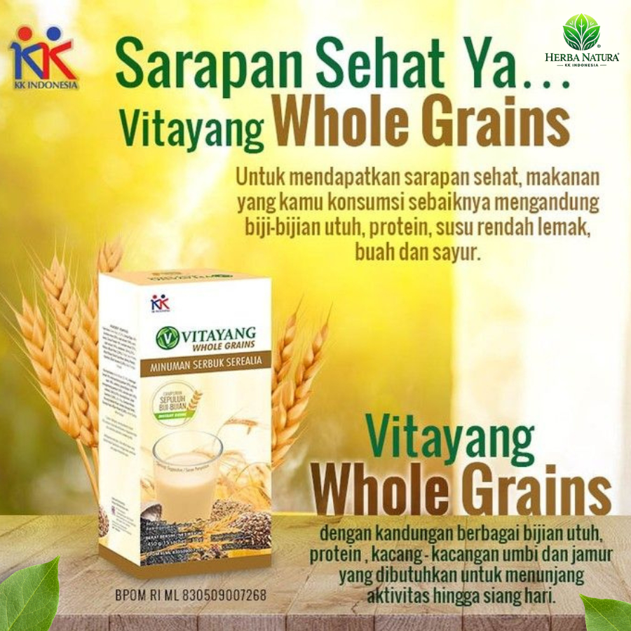 

Vitayang Whole Grains Sereal Sarapan Sehat Efektif untuk Menurunkan Diabetes