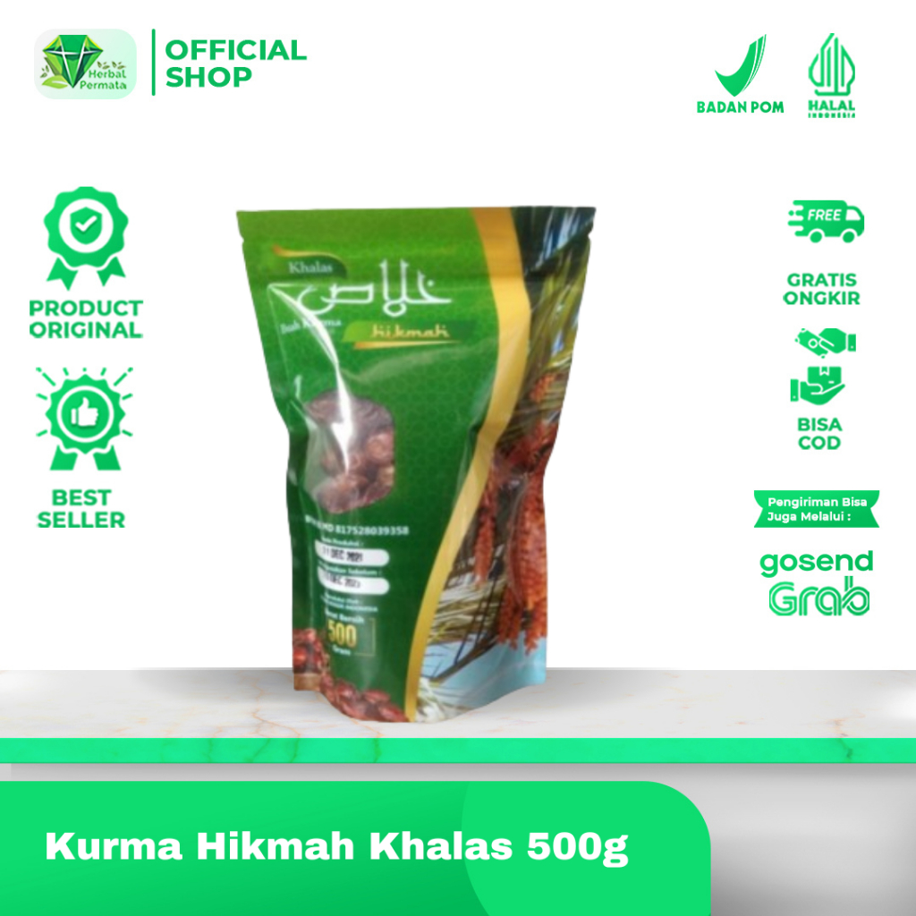 

Kurma Hikmah Khalas Kholas Premium 500gr