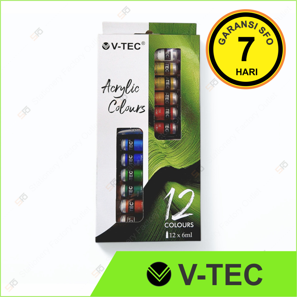 

Cat Acrylic V-Tec isi 12 - VT-612A - SFO Semarang Official