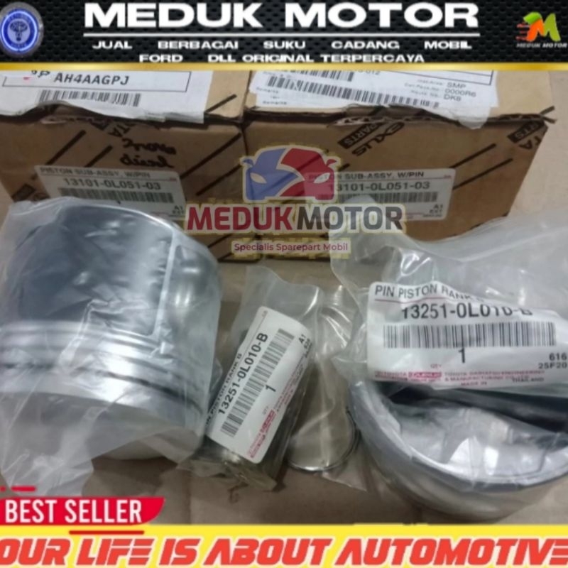 Piston set Original Toyota Innova Diesel 2KD