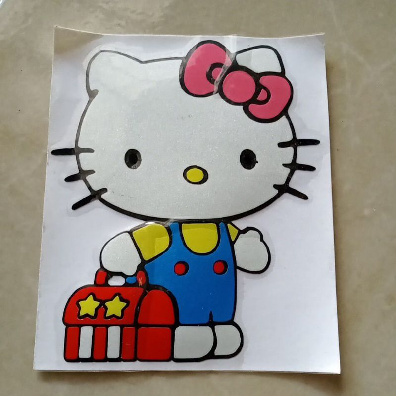 

STIKER TIMBUL HELLO KITTY BAHAN DOUBLE CUTTING REFLEKTIF