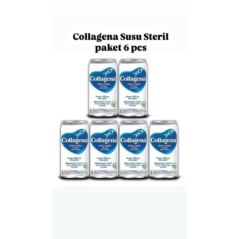 

COLLAGENA SUSU STERIL KOLAGEN 1000mg (6 kaleng)