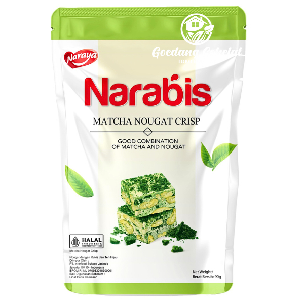 

NARAYA NARABIS MATCHA NOUGAT CRISP 90 GR 8997002059919