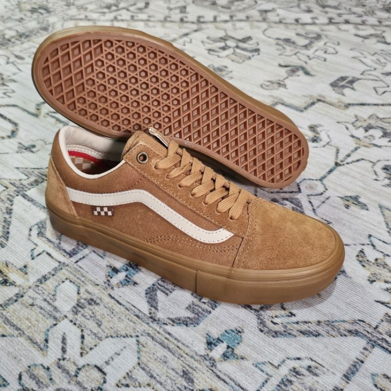 Vans Old Skool Skate Light Brown Gum (ORIGINAL BNIB RESMI STORE LUAR)