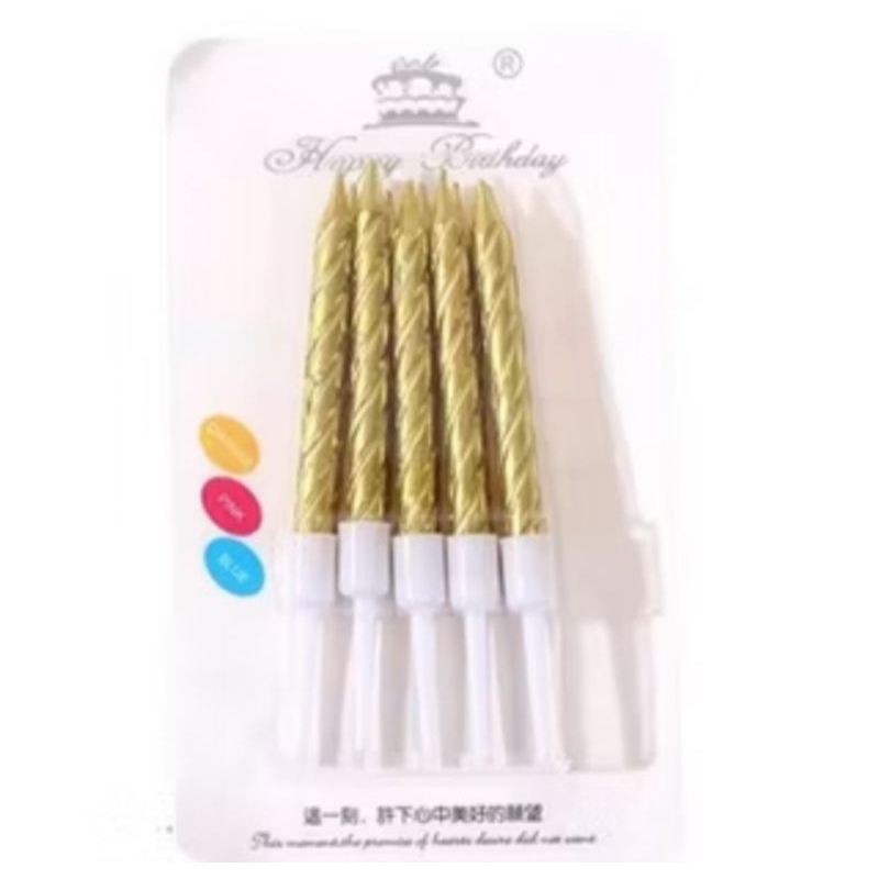 LILIN ULANG TAHUN / LILIN SPIRAL KECIL GLOD