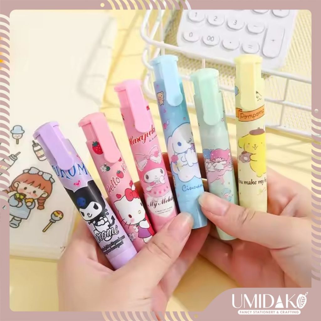 

[UMIDAKO] Penghapus Mekanik Eraser Pen Sanrio