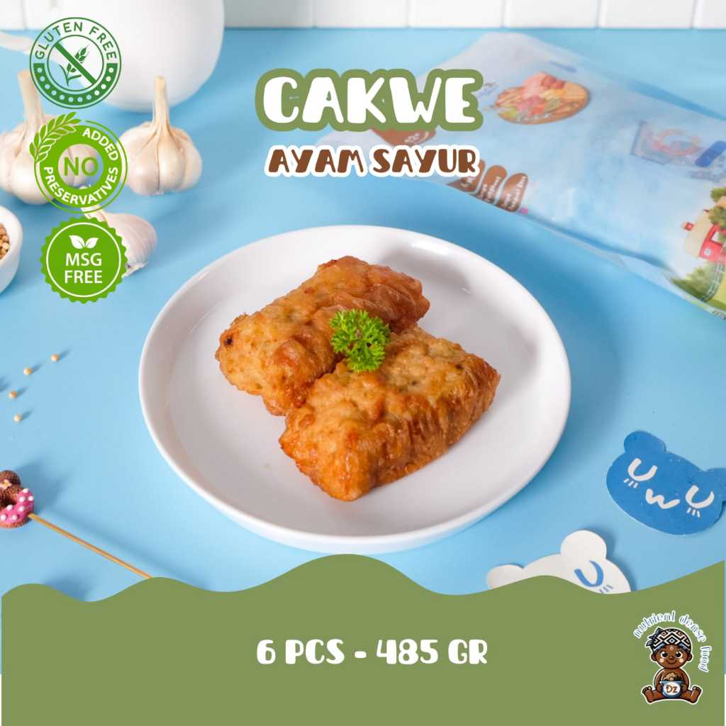 

Cakwe Ayam Sayur 485 gr | MPASI GLUTEN FREE HOME MADE DEZIGA BELLY | KURIR INSTAN SAMEDAY