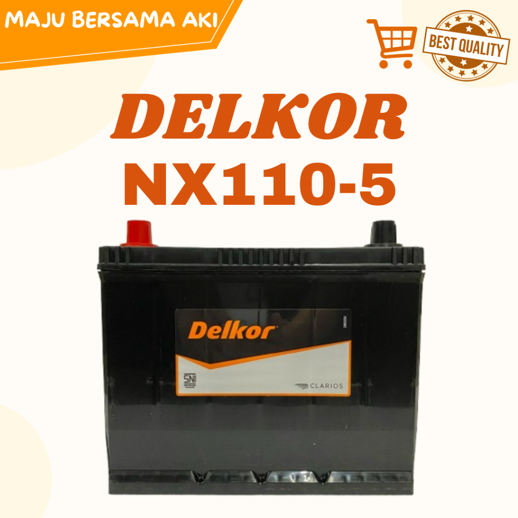 AKI MOBIL INNOVA DIESEL DELKOR NX110-5R Aki kering 70ah