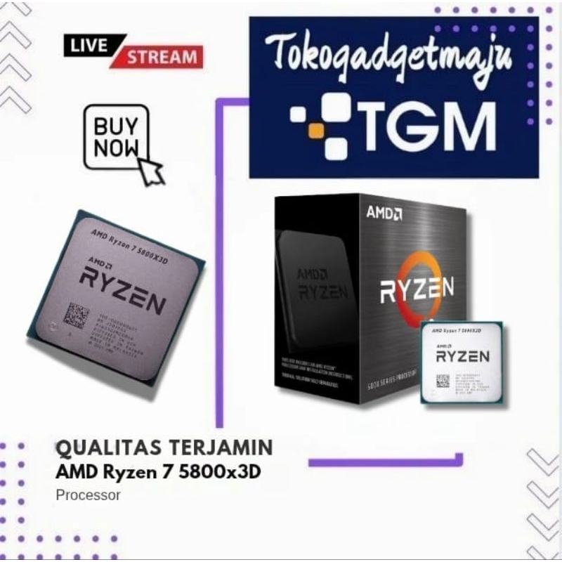 Processor AMD RYZEN 7 5800x3D