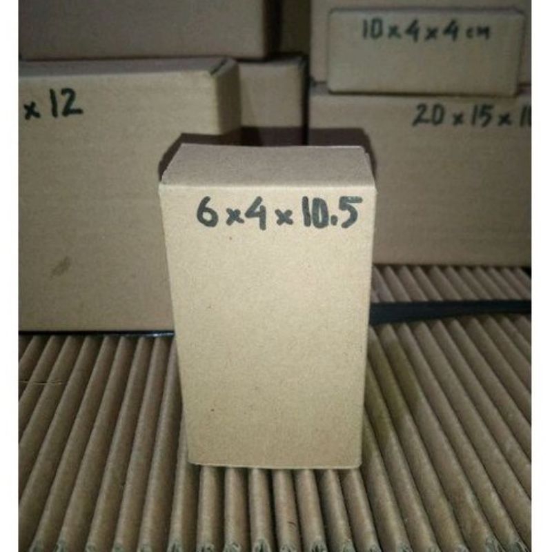

kardus 6x4x10,5cm die cut polos luar dalam