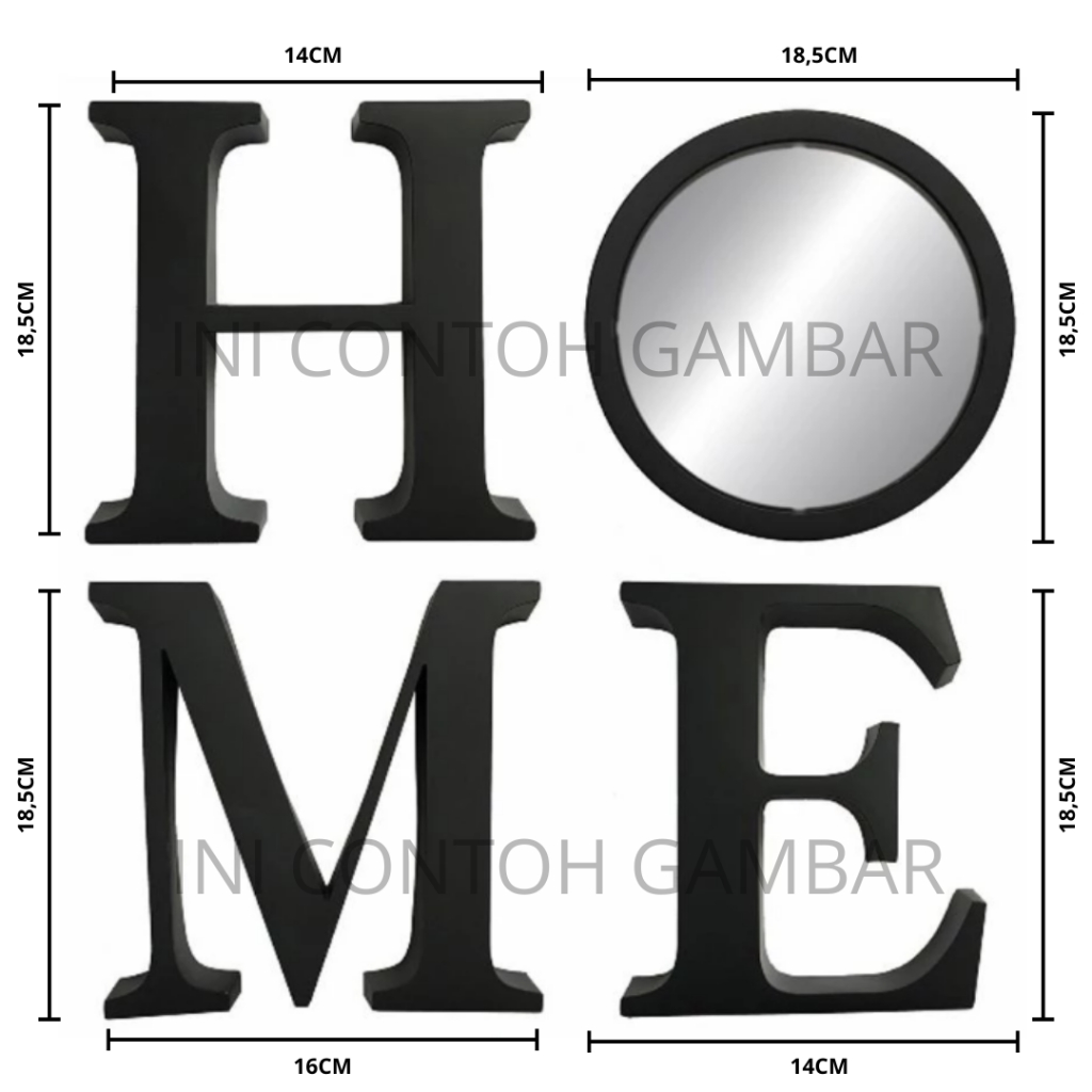 Cermin Dinding Home Dekorasi Tembok Rumah Wall Decoration Aesthetic Home Decor - Cermin Grosir