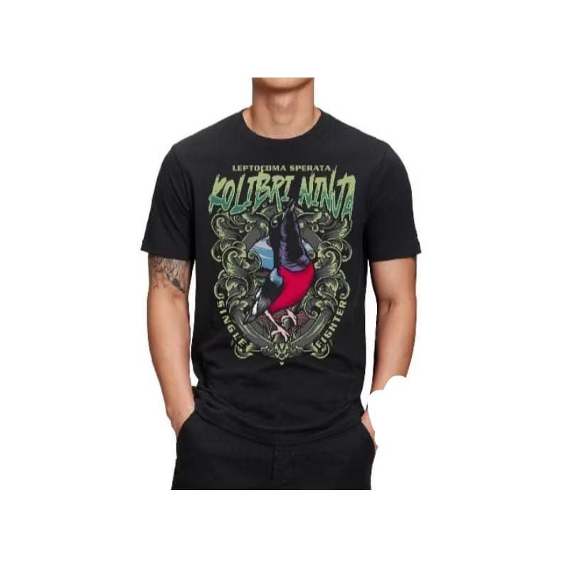 KAOS LEPTOCOMA SPERATA KOLIBRI NINJA SINGLE FIGHTER