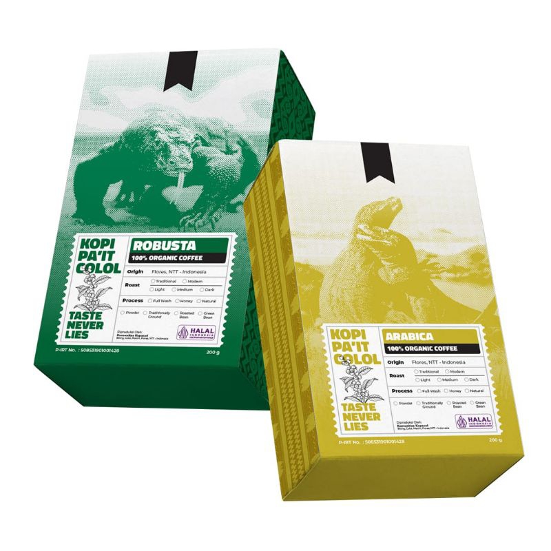 

Kopi Pa'it Colol/Kopacol Robusta Powder (Bubuk) 200 Gram