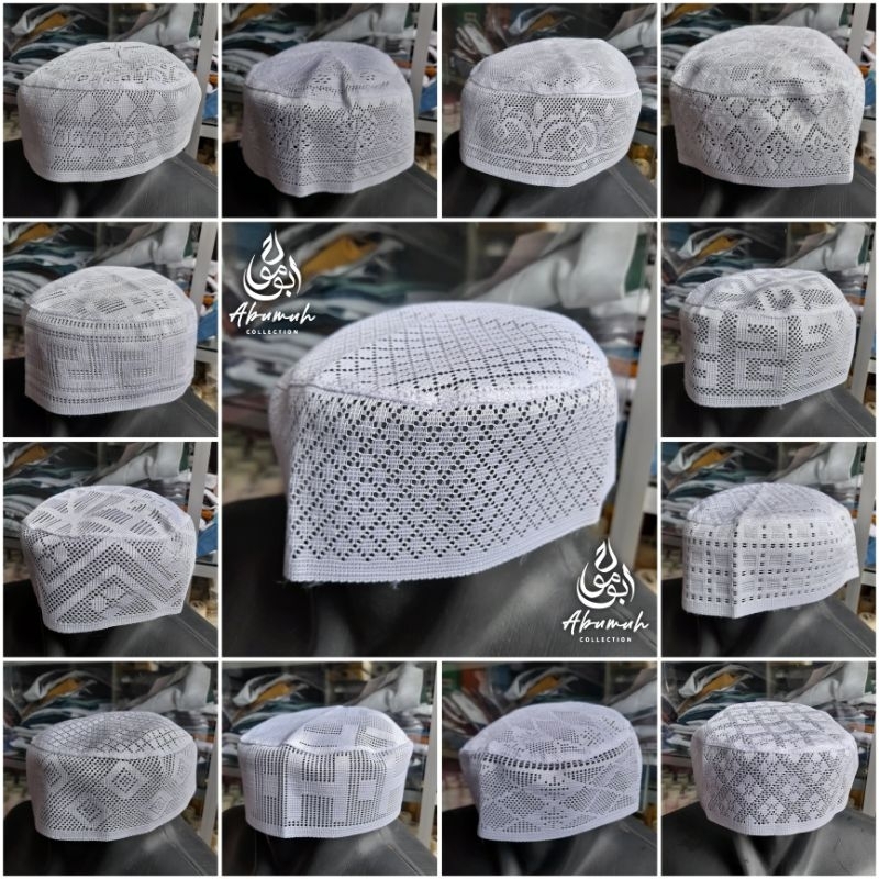 Peci Jaring Peci Lulu Original Knitting Caps 100% Nylon Ori Saudi