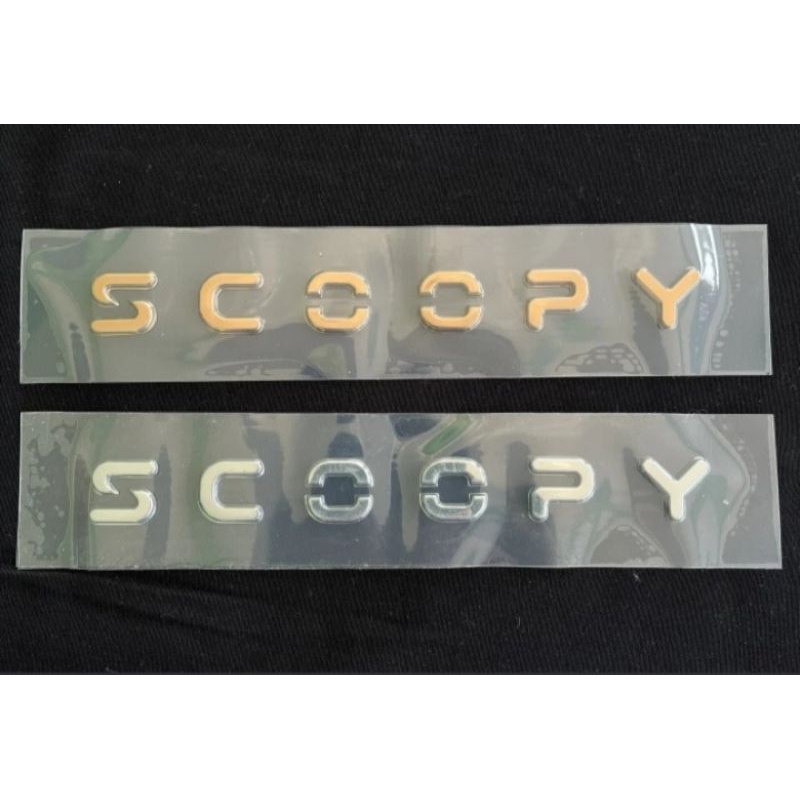 Logo Scoopy Fi New 2025 Ori Lostpack Tanpa Kemasan Emblem Scoopy Logo Tulisan Scoopy Fi New 2025