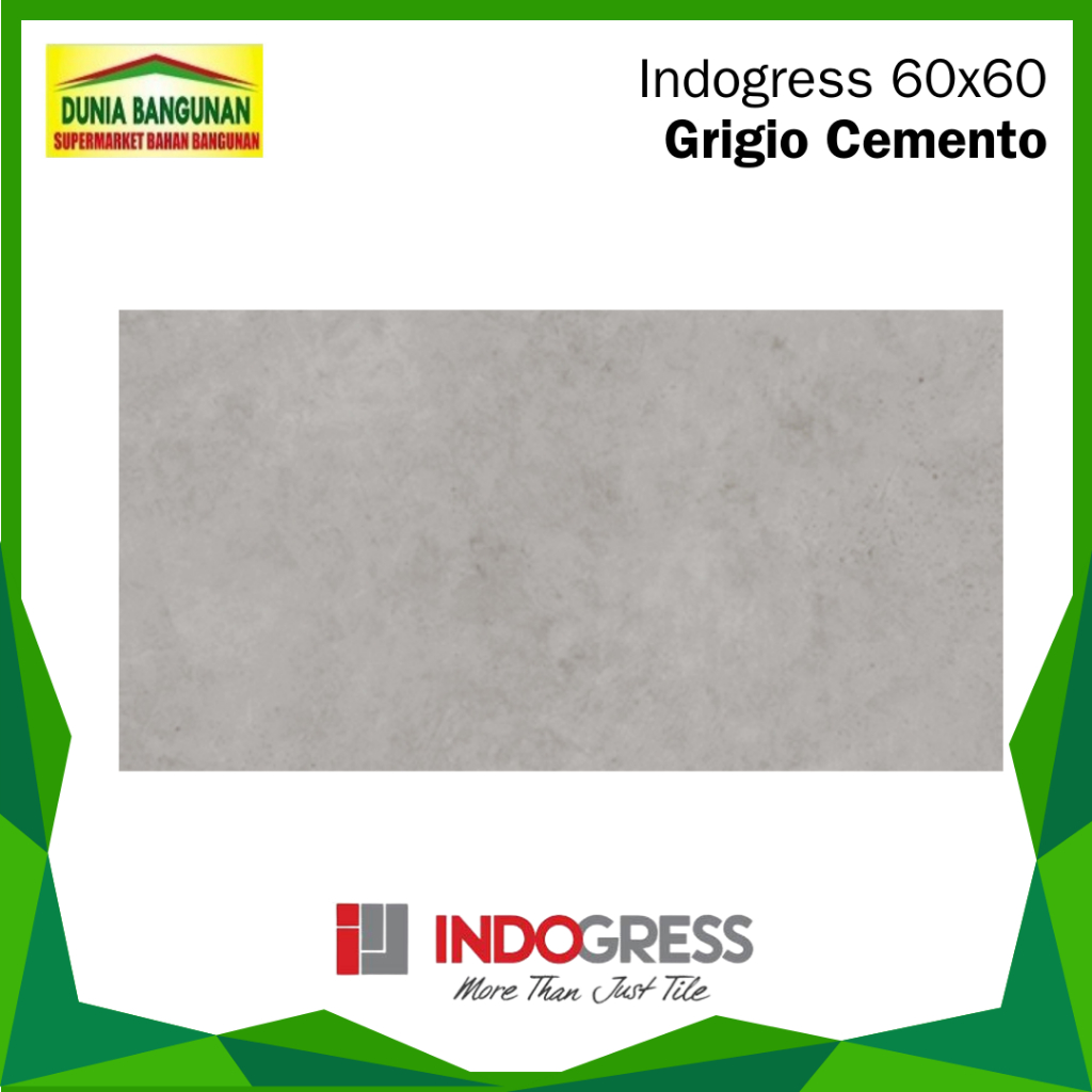 Granit 60x120 Lantai Indogress Grigio Cemento MT Granit Keset/Matt