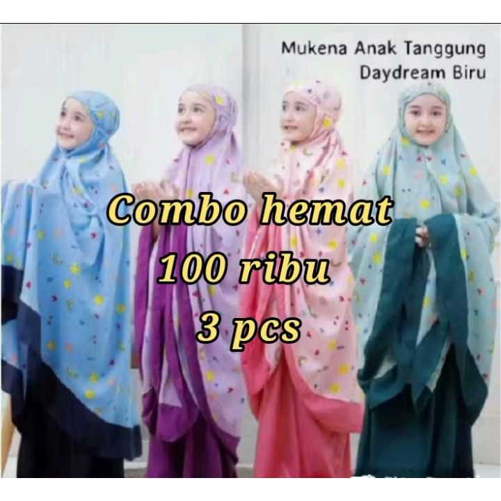 Mukena Anak Motif dydream / Mukenah Anak tk-sd  / Mukenah Anak Tanggung Motif Lucu Terbaru