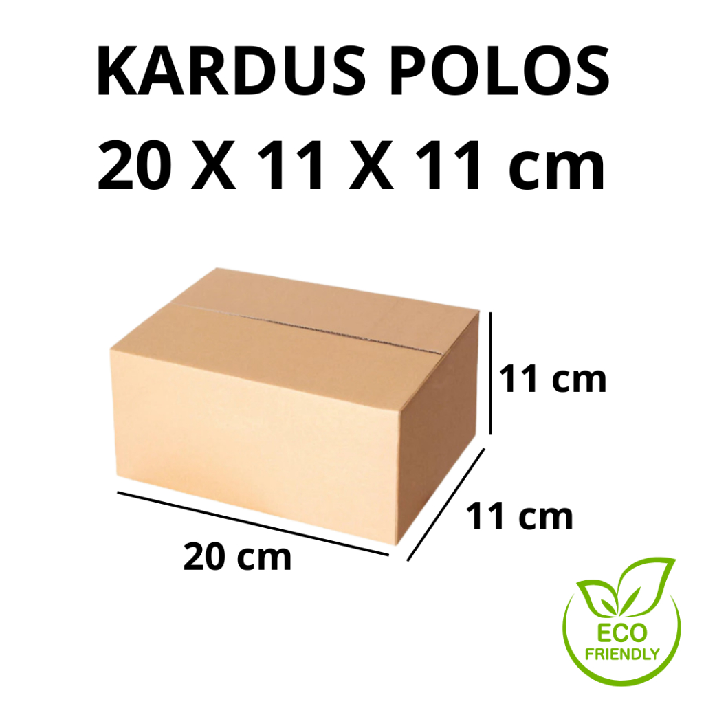

Kotak Packing Polos 20 x 11 x 11 cm Karton Packing Kardus Polos 20X11X11 cm