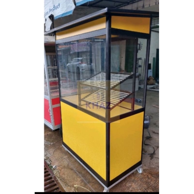 etalase grobak chiken