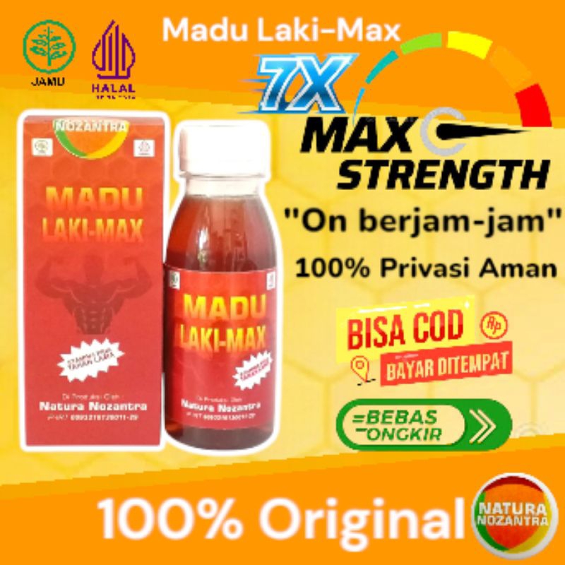 

Madu Laki-Max 100ml Madu Stamina Kuat Pria Tahan Lama