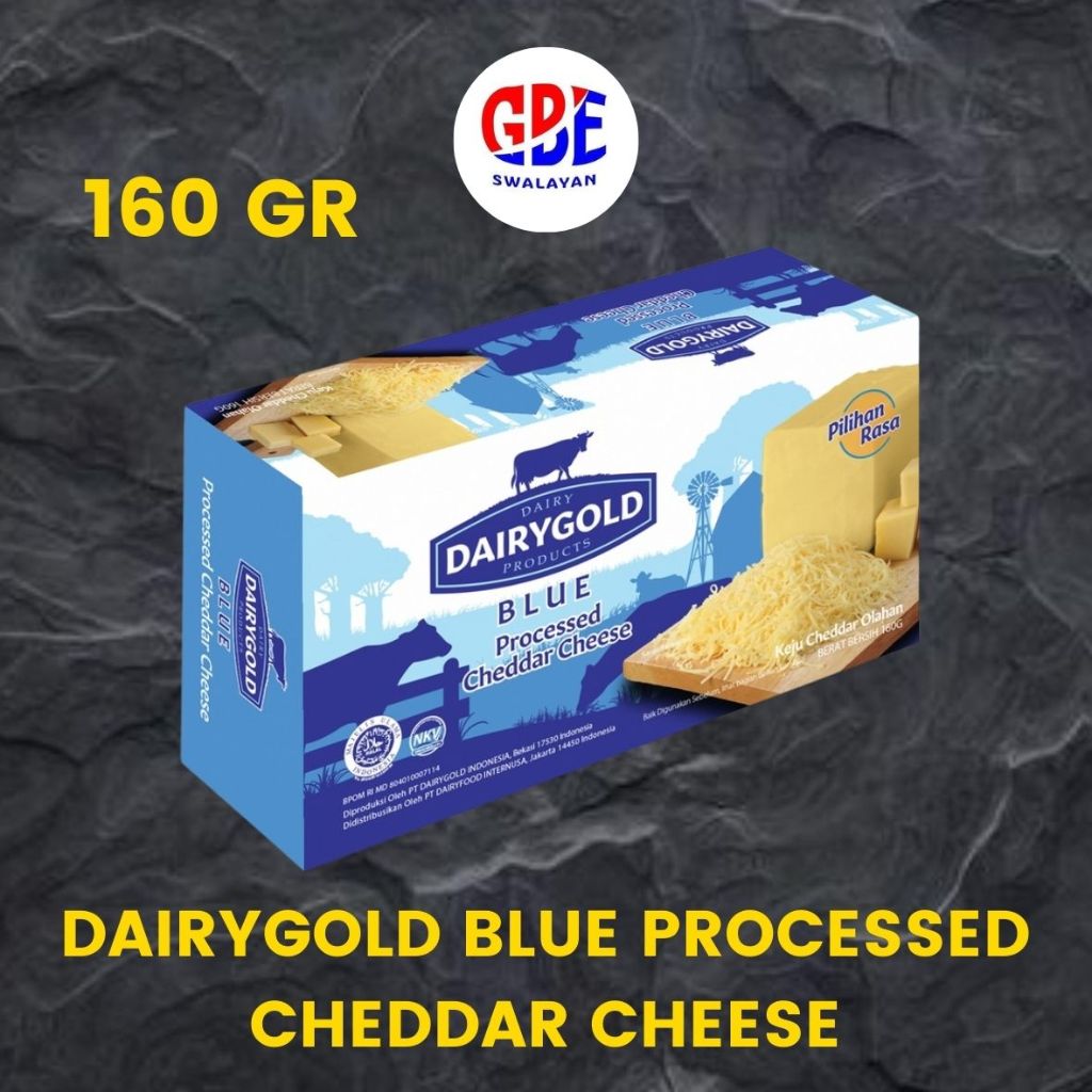 

Dairygold Blue Processed Cheddar Cheese 160 GR