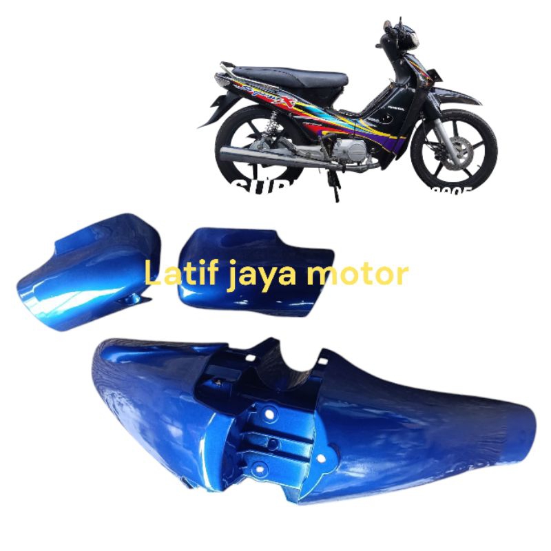 sepakbor depan Supra x 100 CC Supra lama biru