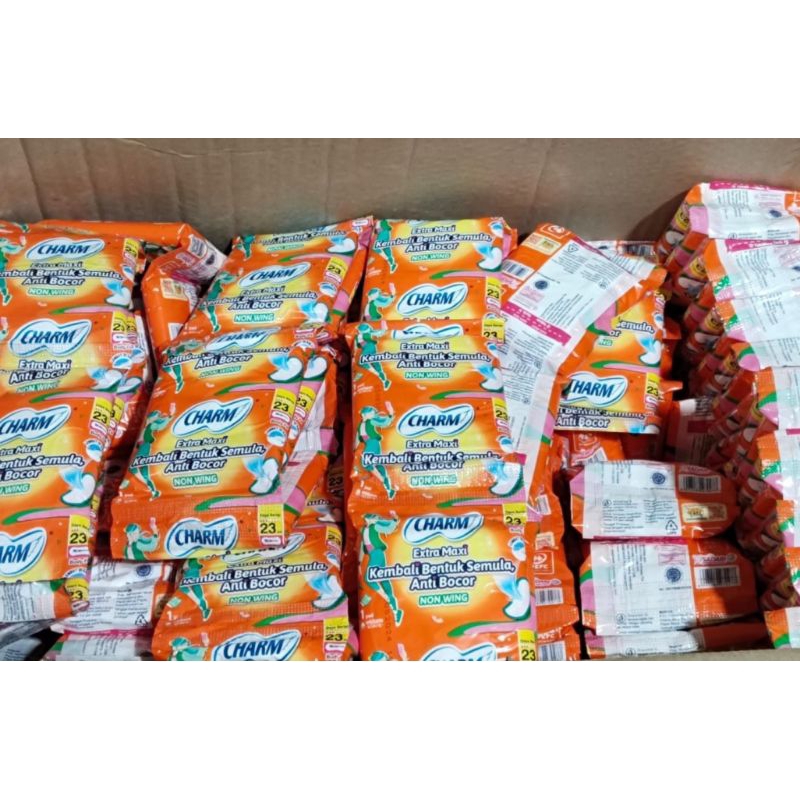 Pembalut CHARM non wing  sachet 10pcs