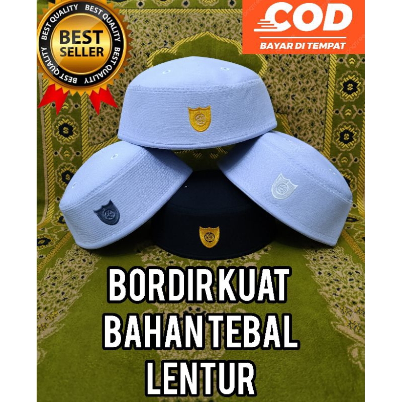 Peci Kopiah Malaysia Exclusive/Peci Bordir/Peci putih/peci anak dan dewasa