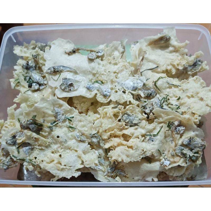 

Peyek Ikan Asin