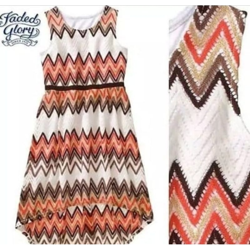 Dress Brukat Anak Junior Faded Glory Size 10-12