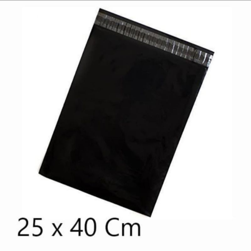 

Plastik Packing Polymailer Hitam 25x40 semi glosi