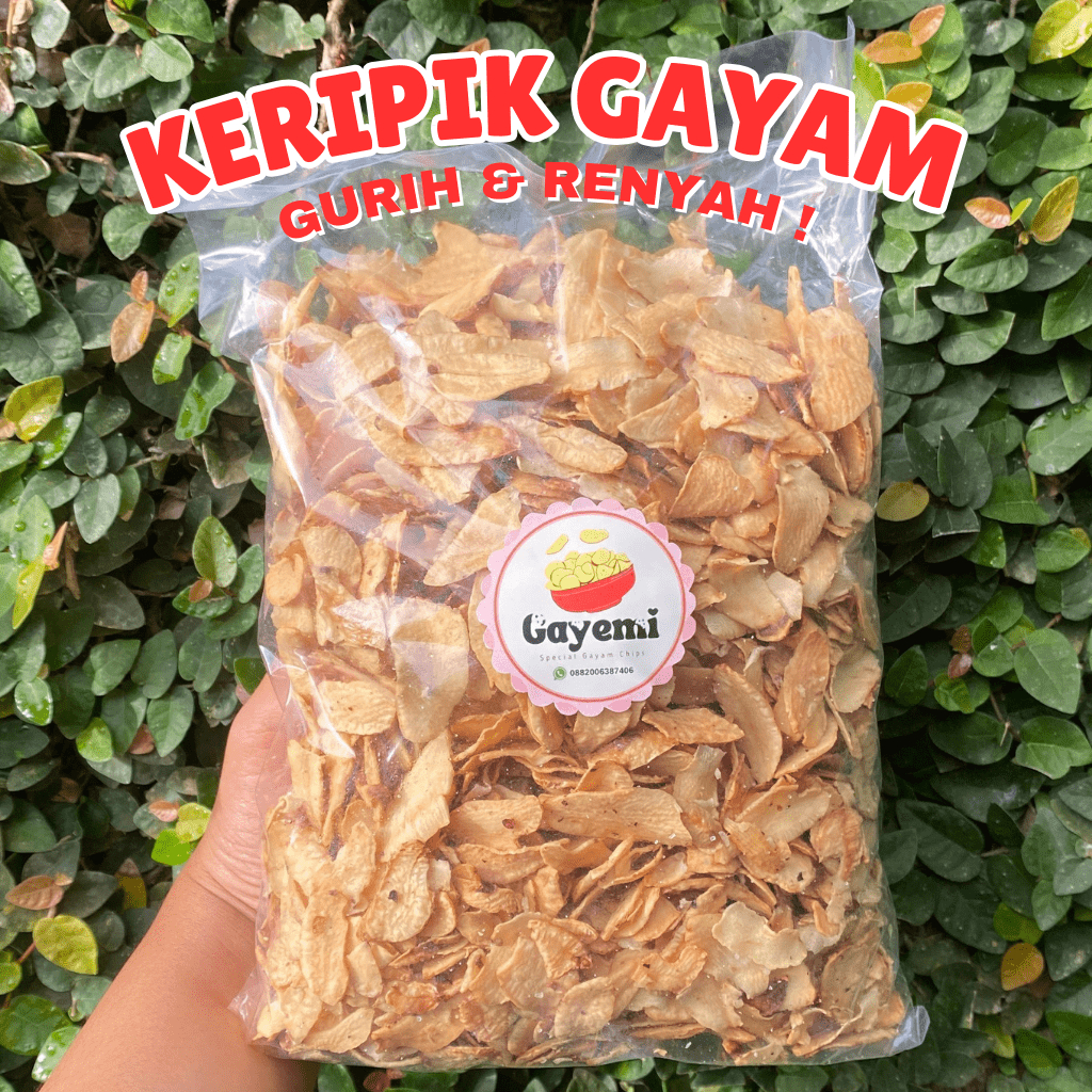 

Camilan Tradisional Keripik Gayam 500 Gram - Renyah Gurih Enak - Packing Aman