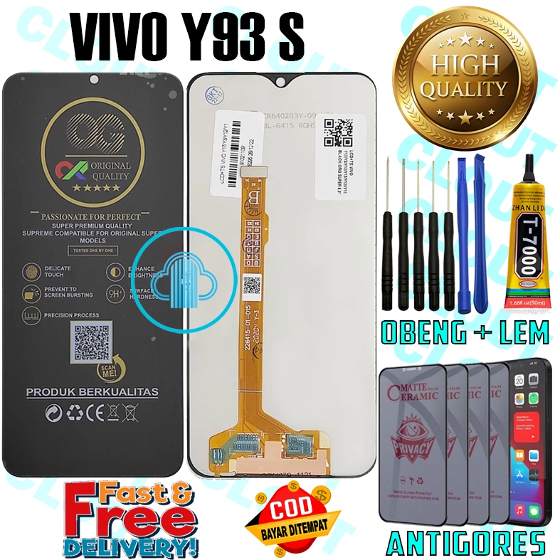 LCD TOUCHSCREEN VIVO Y93S LAYARSENTUH ORIGINAL ORI ALL MEREK FULLSET
