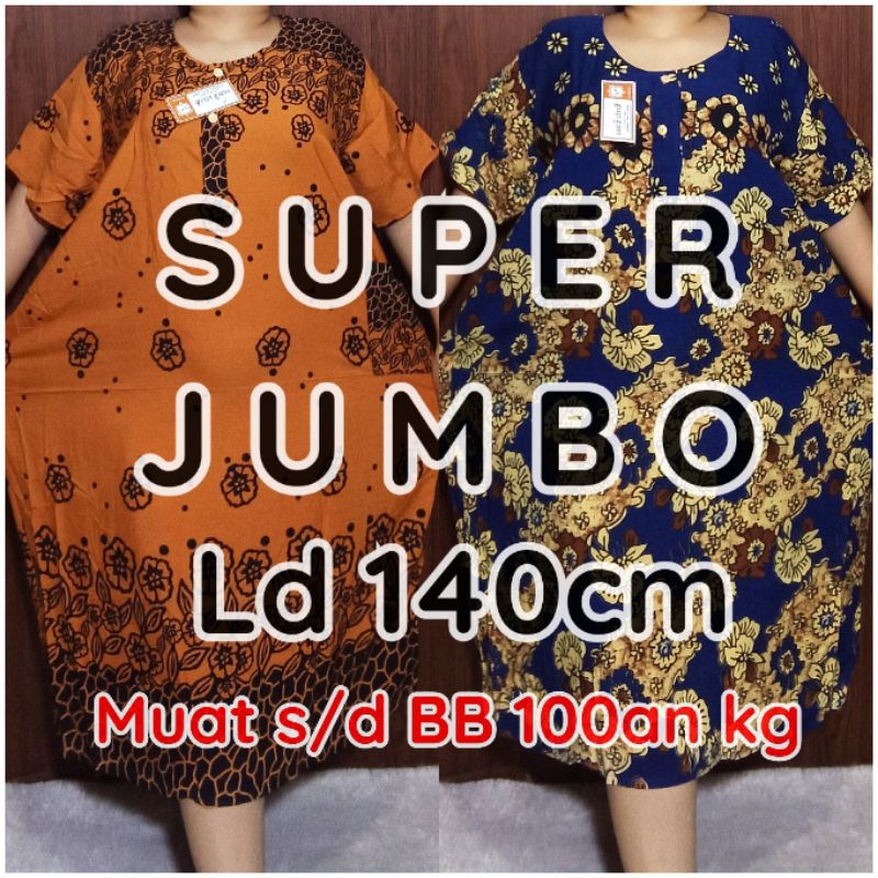 Daster Super Jumbo ld 140cm rayon premium tebal