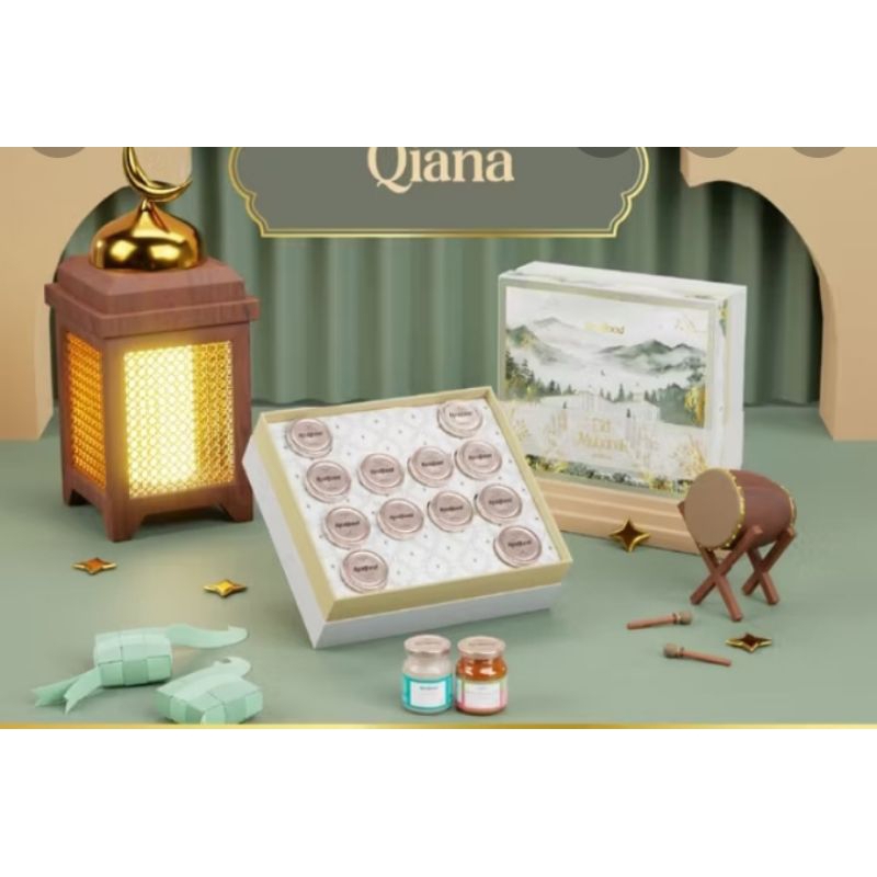 

realfiid hampers Ramadhan Qiana stay fit 6 jar forever glow 6 jar hampers