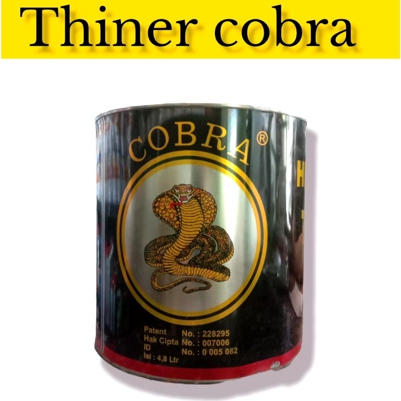 THINER PENGENCER CAT MINYAK CAT THINNER COBRA 1 GALON