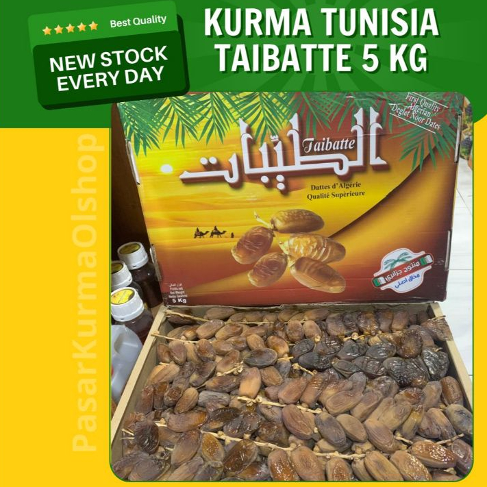 

Kurma Tunisia Tangkai Taiibate 5 Kg